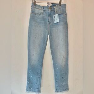 Frame Denim Embellished Jeans